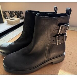 Lucky Brand Candre Black Ankle Moto Boots Women's Size 11 Never Worn